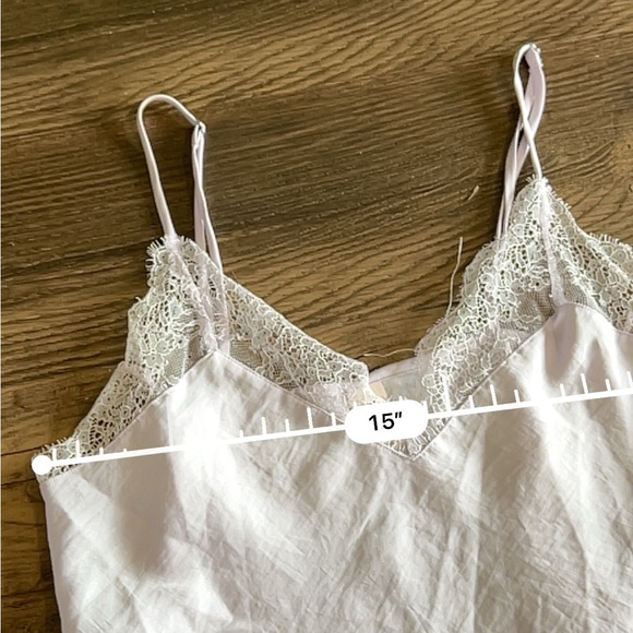 Victoria’s Secret light purple satin lace cami tank - Picture 2 of 4